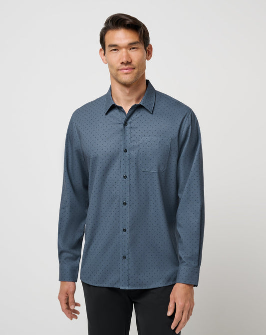 Techwoven Tidbits Button-Up Bering Sea | Travis Mathew
