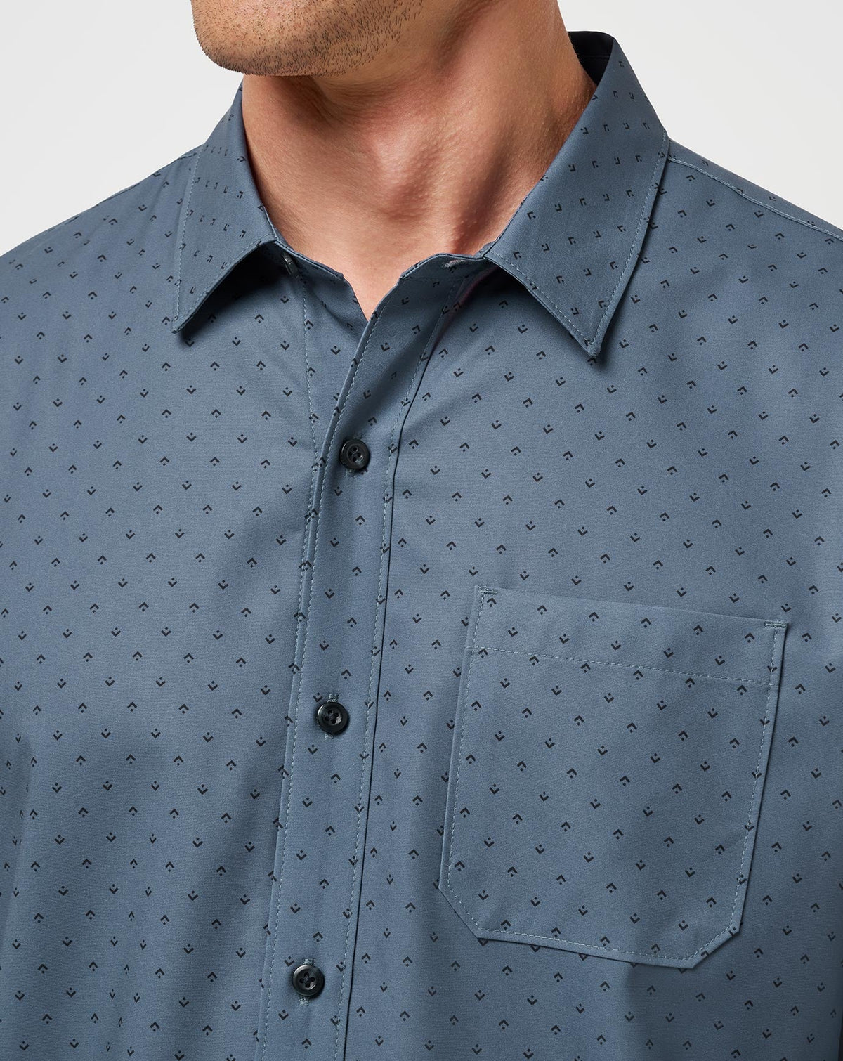 Techwoven Tidbits Button-Up Bering Sea | Travis Mathew