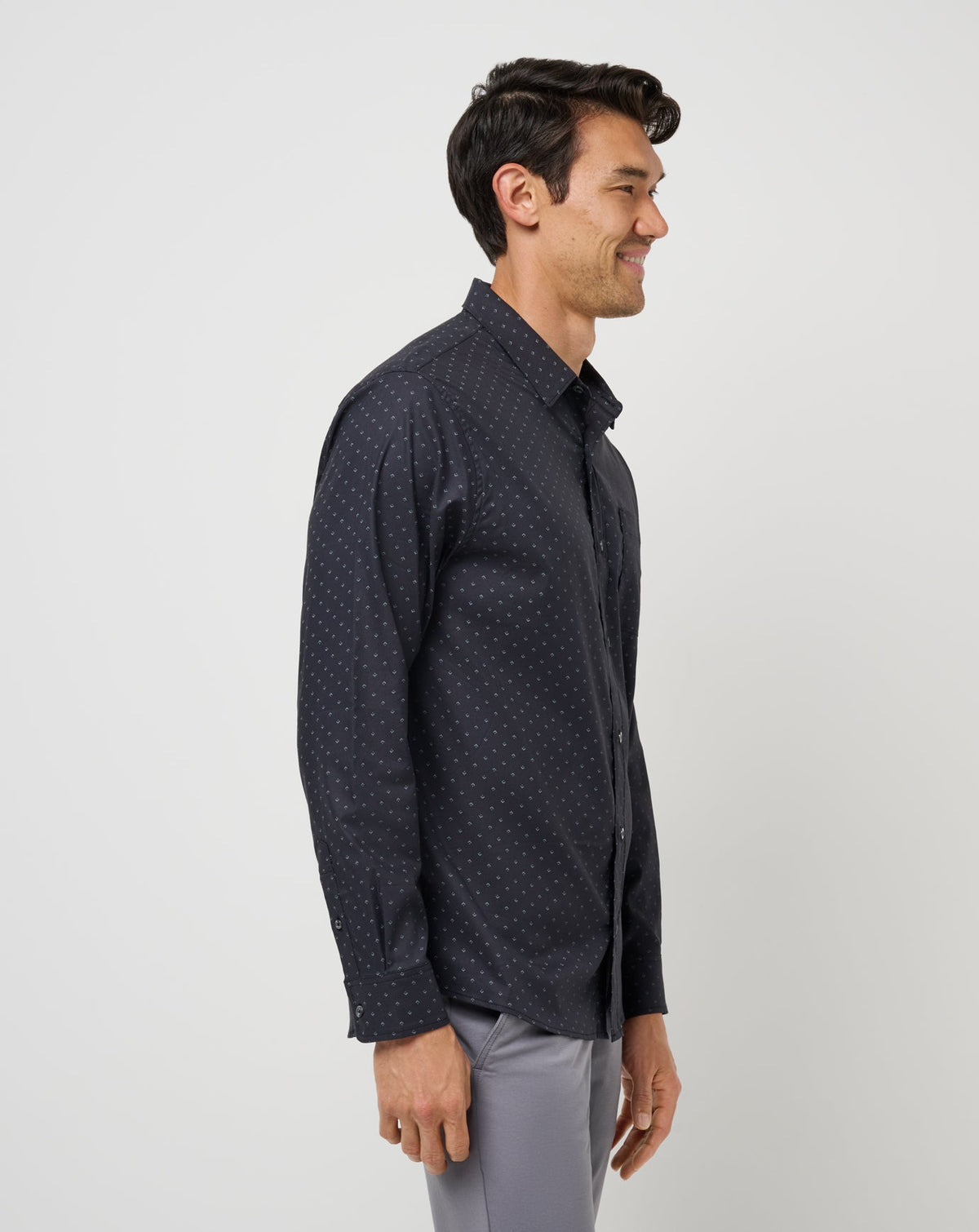 Techwoven Tidbits Button-Up Black | Travis Mathew