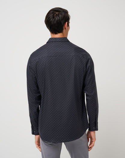 Techwoven Tidbits Button-Up Black | Travis Mathew
