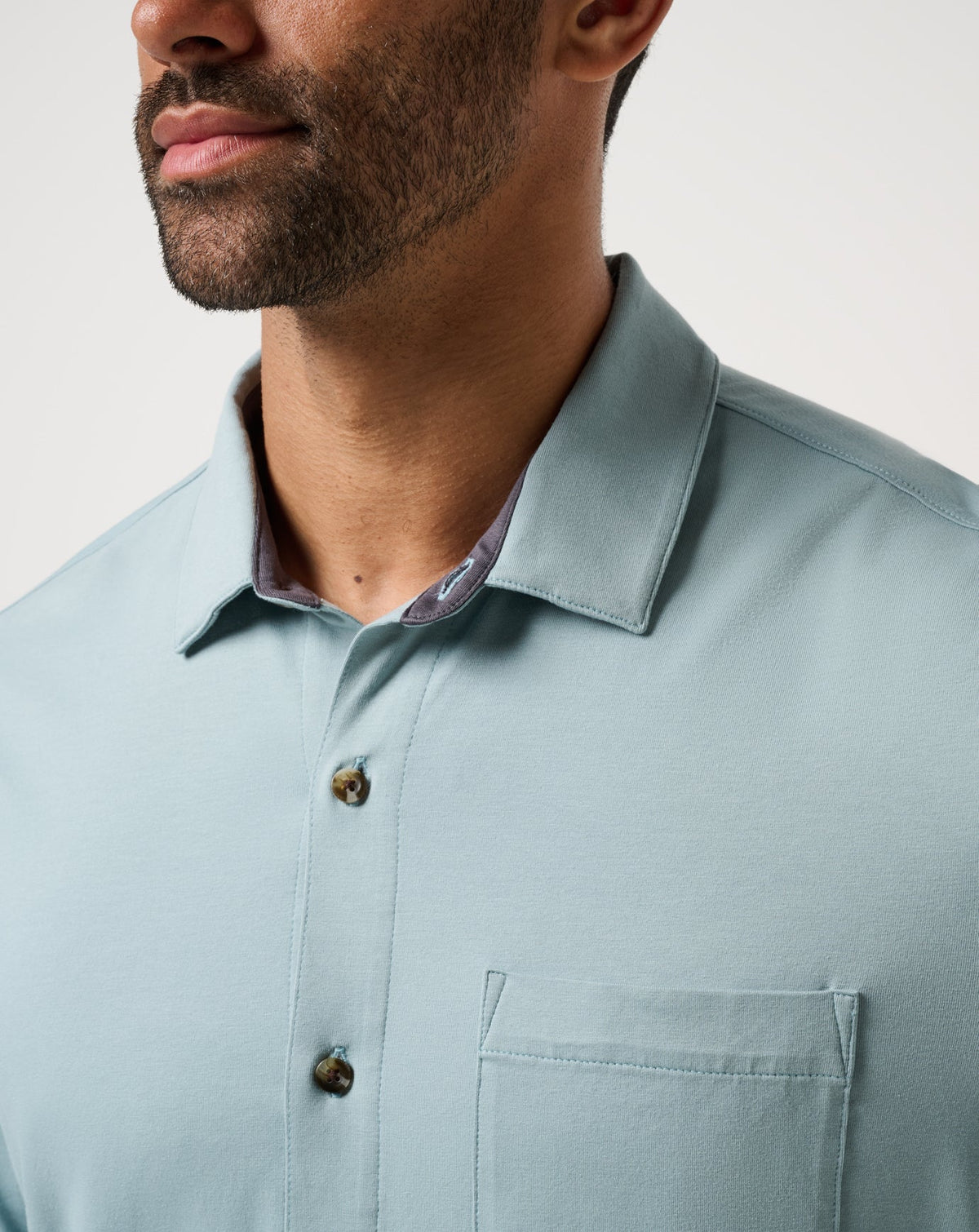 Comfortknit TM Social Club Button-Up Arona | Travis Mathew
