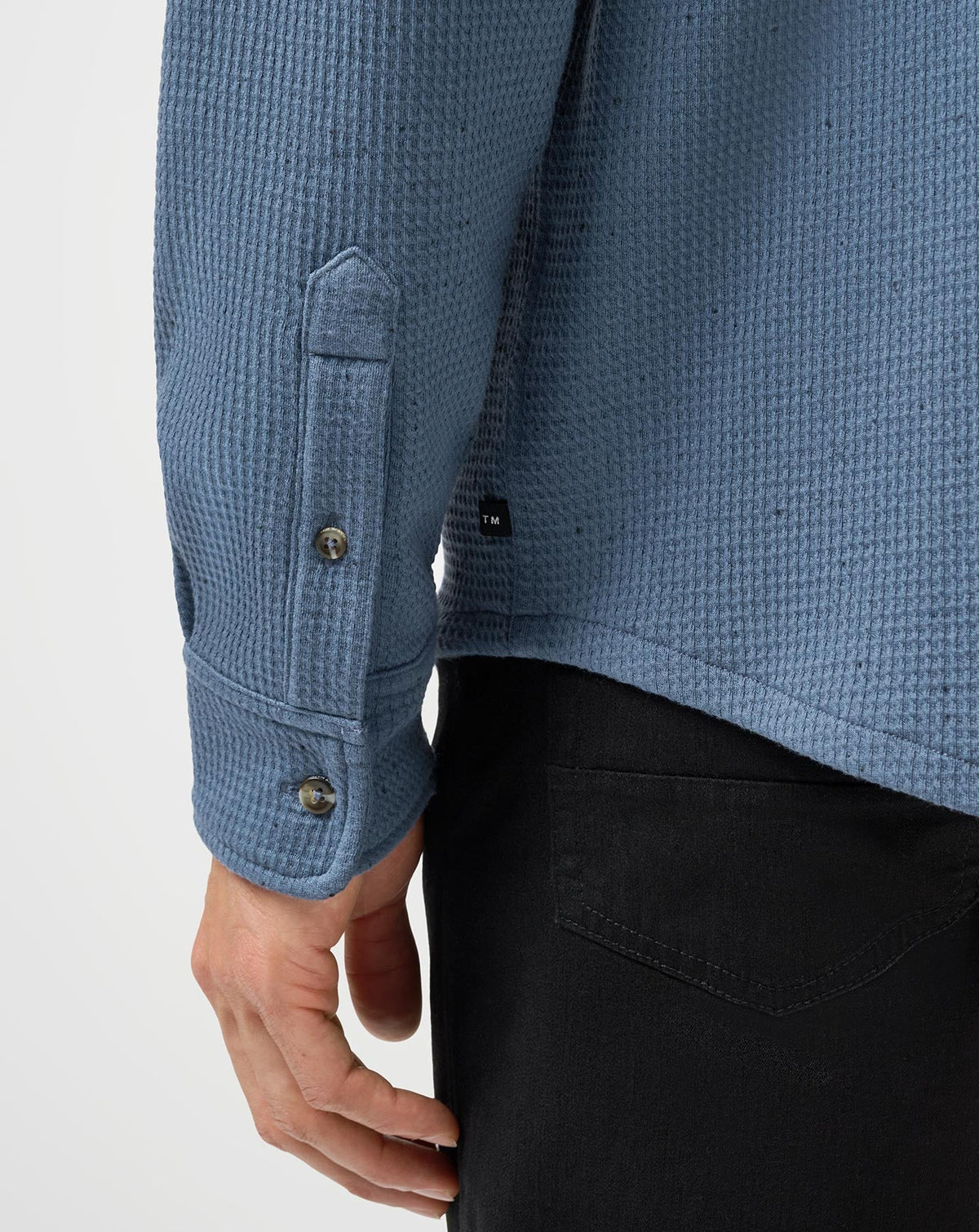 Cloud Waffle Shirt Jacket Bering Sea | Travis Mathew