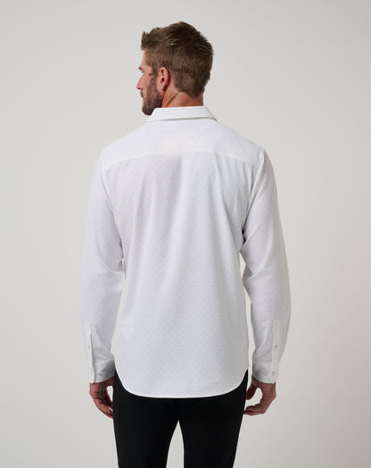 Techwoven Tidbits Button-Up White | Travis Mathew