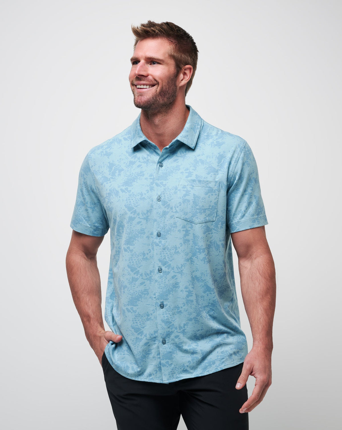 Knit Braddah Button-Up Cameo | Travis Mathew