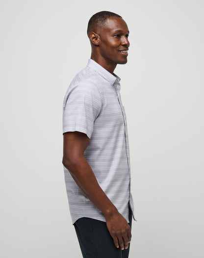On The Table Button-Up Micro Chip | Travis Mathew