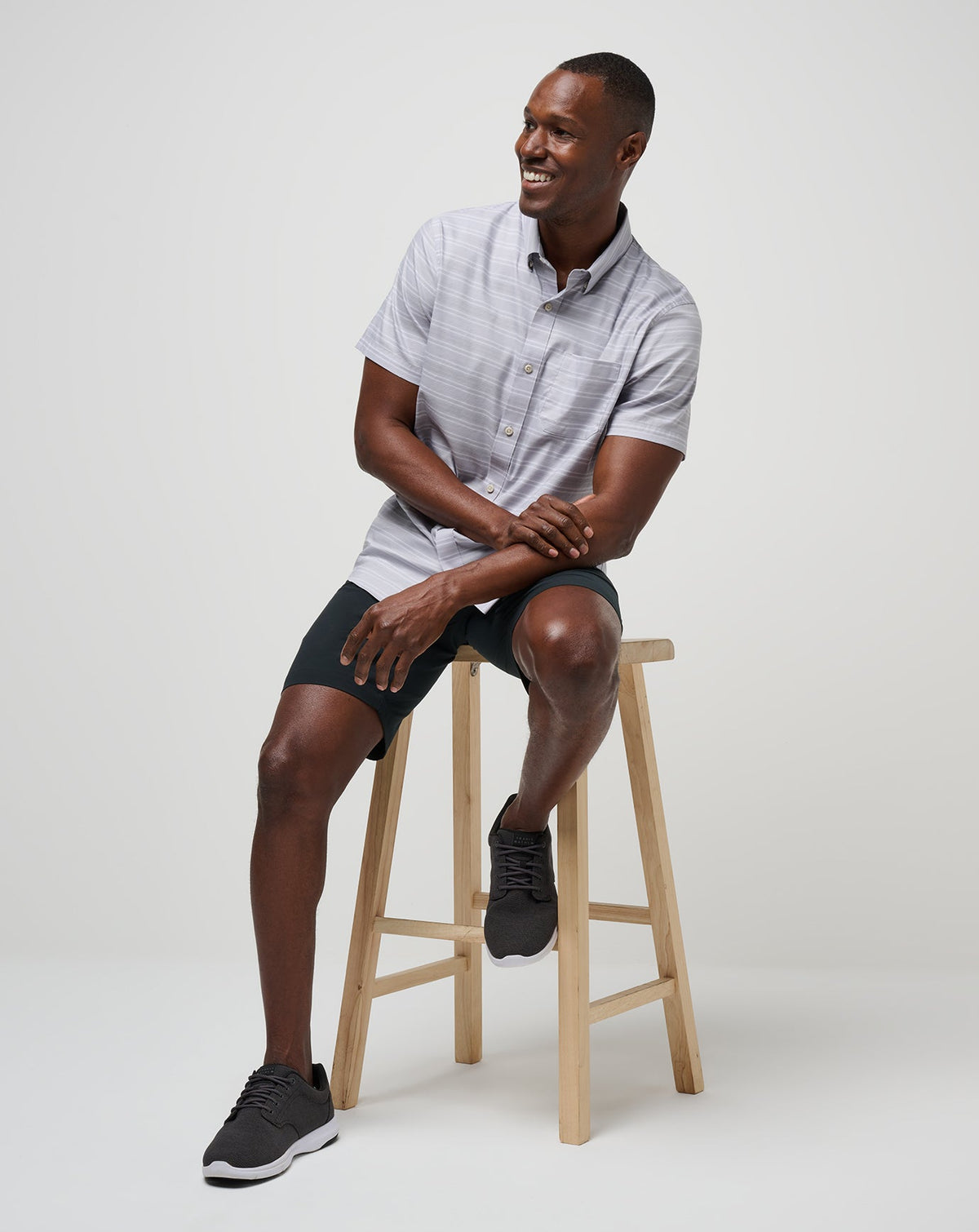 On The Table Button-Up Micro Chip | Travis Mathew
