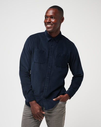 Barrel Of Laughs Button-Up Total Eclipse | Travis Mathew