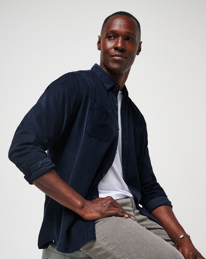 Barrel Of Laughs Button-Up Total Eclipse | Travis Mathew