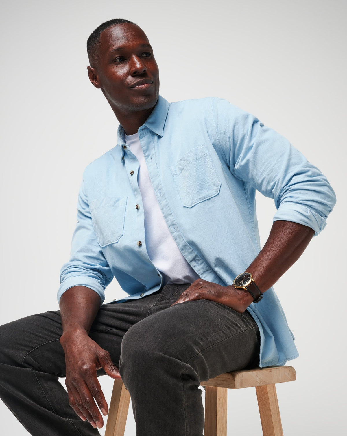 Barrel Of Laughs Button-Up Dream Blue | Travis Mathew