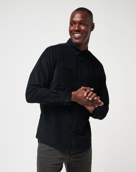 Barrel Of Laughs Button-Up Black | Travis Mathew