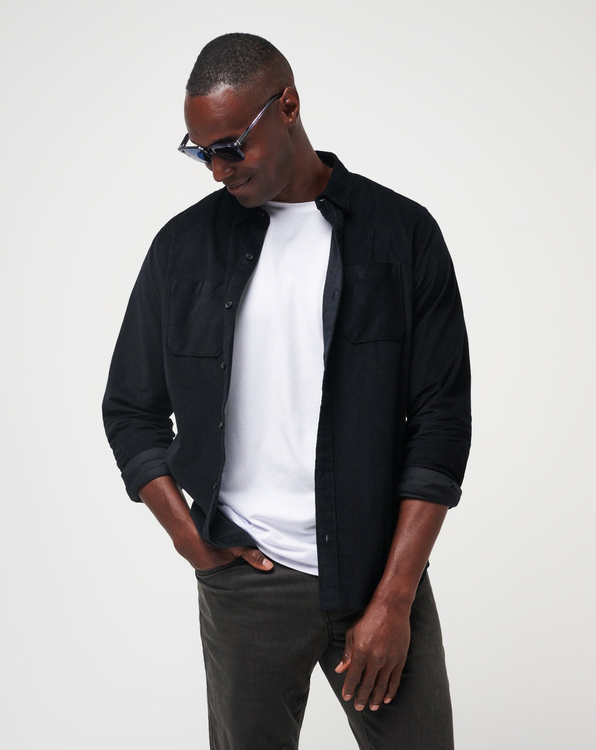 Barrel Of Laughs Button-Up Black | Travis Mathew