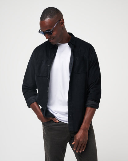 Barrel Of Laughs Button-Up Black | Travis Mathew