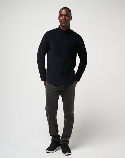 Barrel Of Laughs Button-Up Black | Travis Mathew