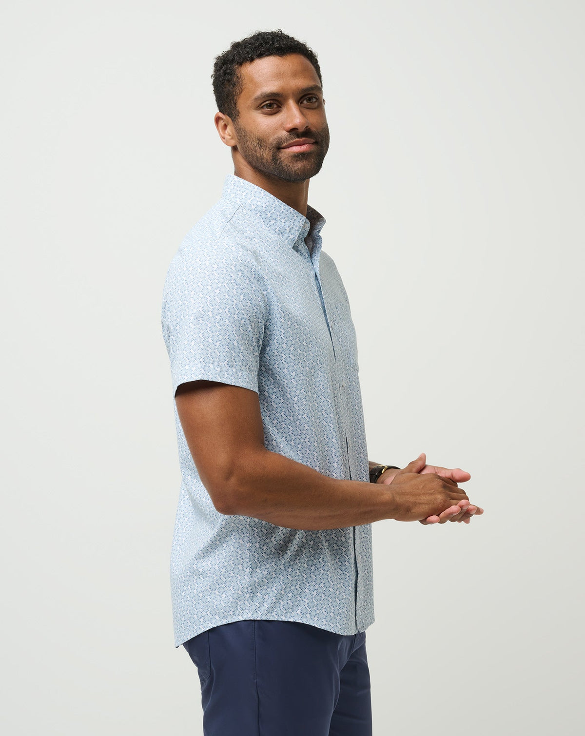 Techwoven Country Mile Button-Up White | Travis Mathew