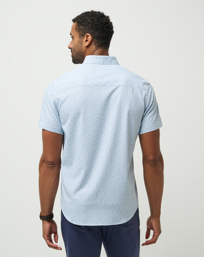 Techwoven Country Mile Button-Up White | Travis Mathew