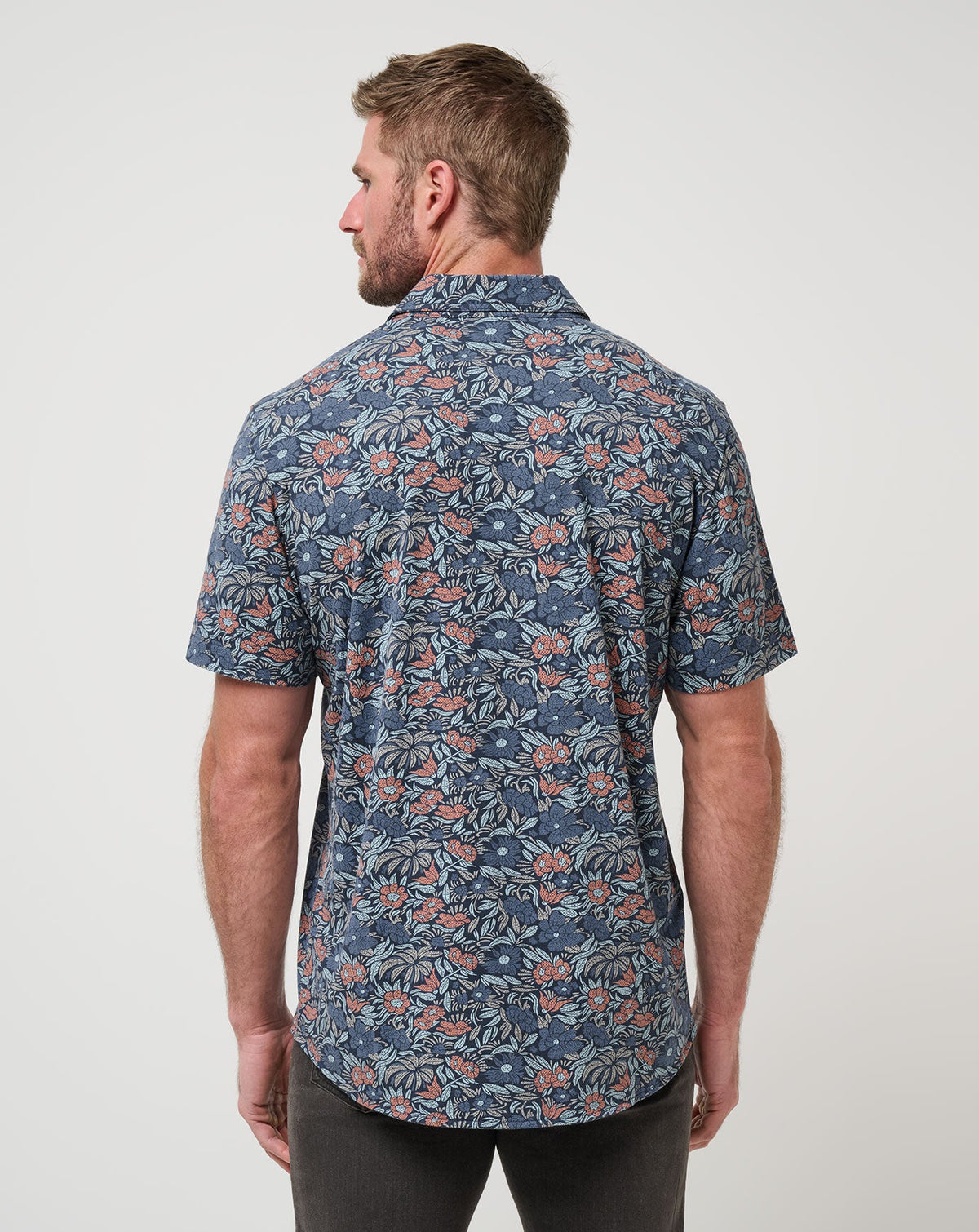 Knit Day Cruise Button-Up Mood Indigo/Vintage Indigo | Travis Mathew