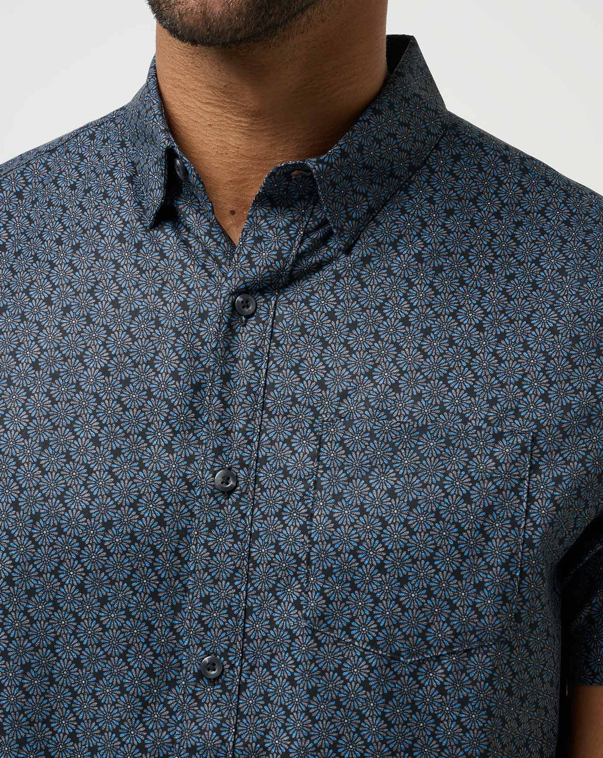 Techwoven Country Mile Button-Up Black | Travis Mathew