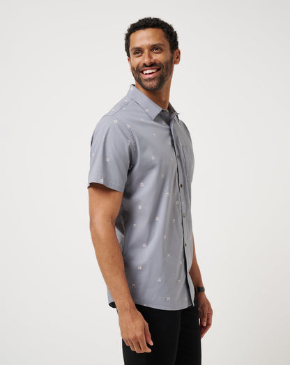 French Riviera Button-Up Quiet Shade | Travis Mathew
