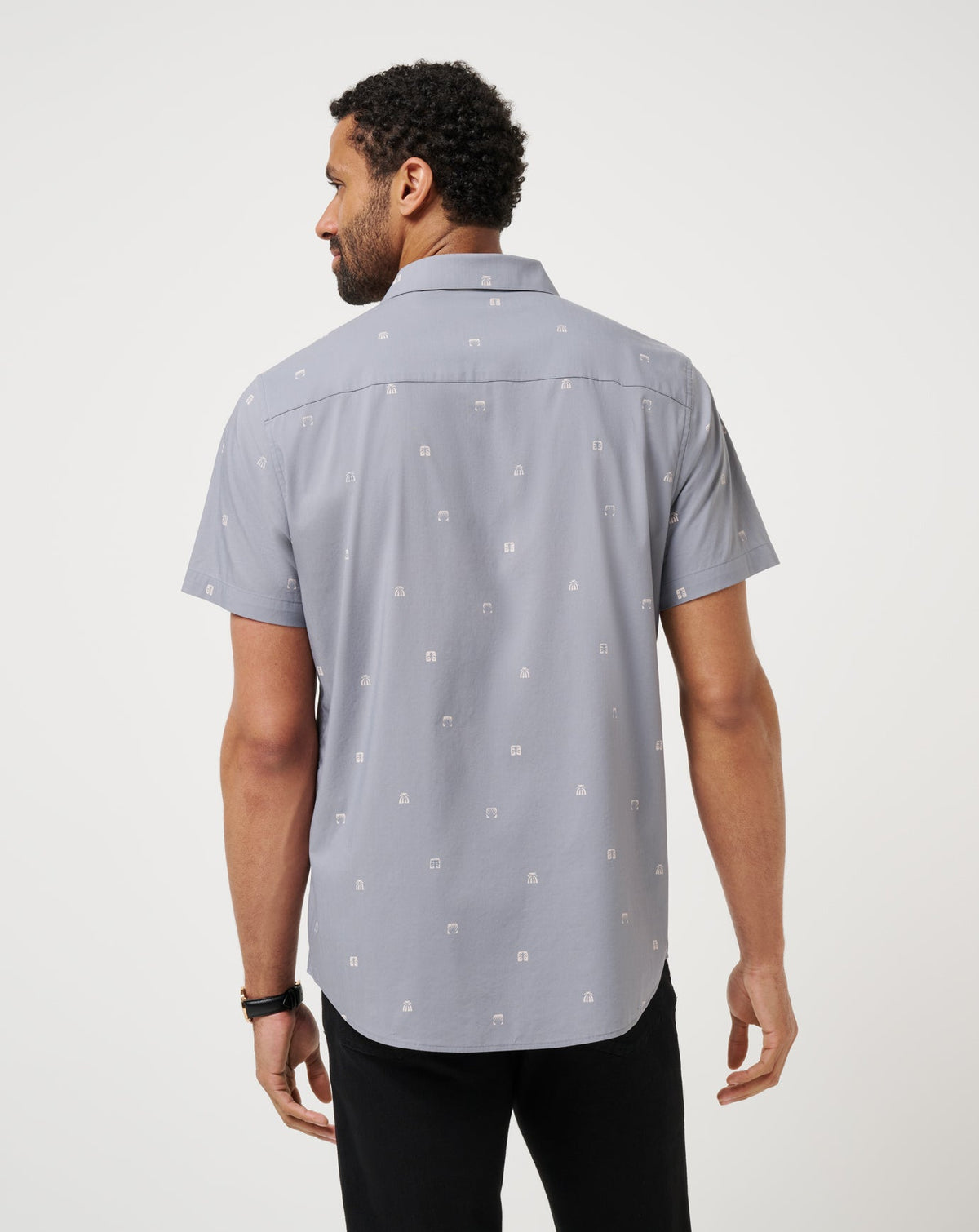 French Riviera Button-Up Quiet Shade | Travis Mathew