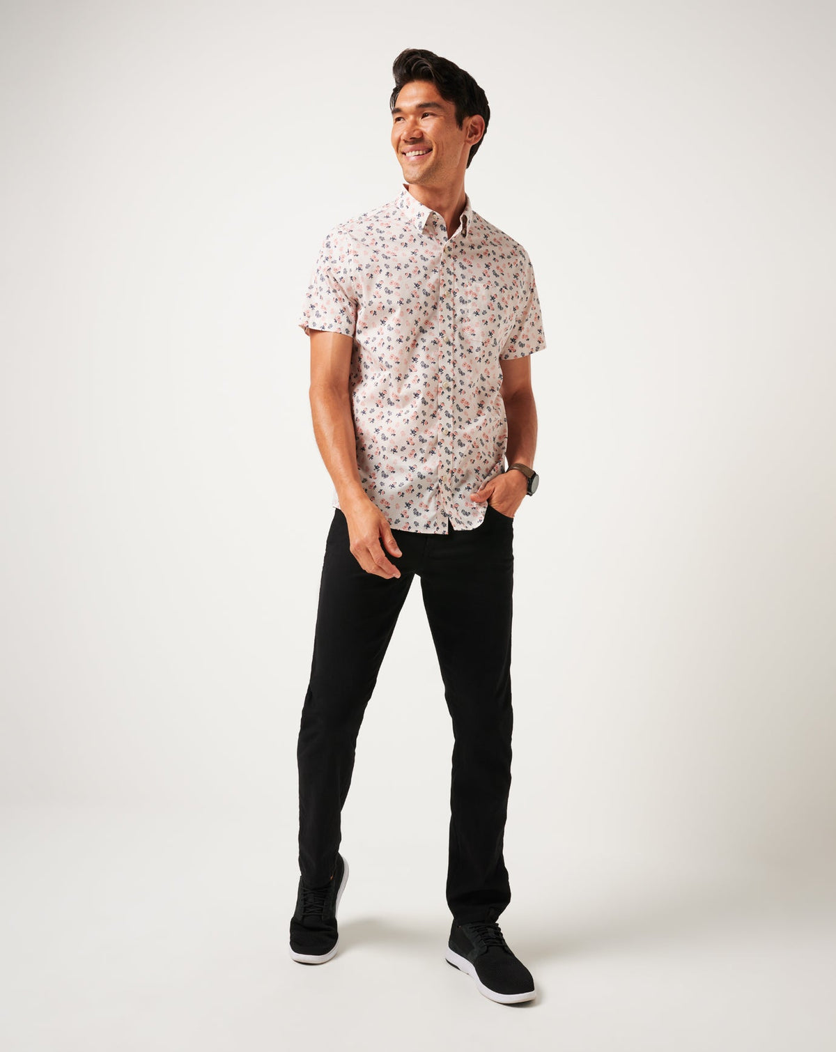 Something New Button-Up Moonbeam | Travis Mathew
