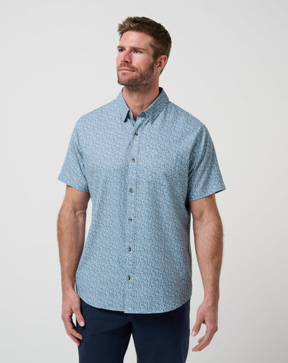 Techwoven Country Mile Button-Up Arona | Travis Mathew