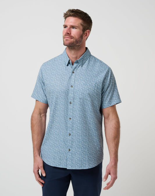 Techwoven Country Mile Button-Up Arona | Travis Mathew