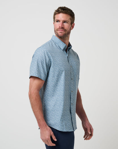 Techwoven Country Mile Button-Up Arona | Travis Mathew