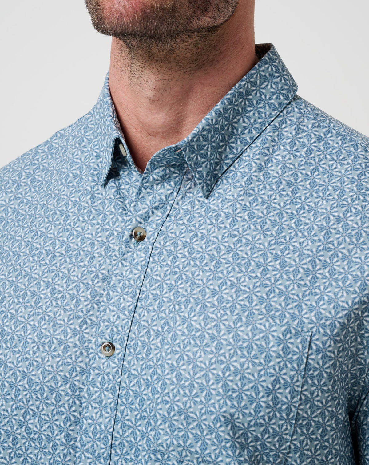 Techwoven Country Mile Button-Up Arona | Travis Mathew