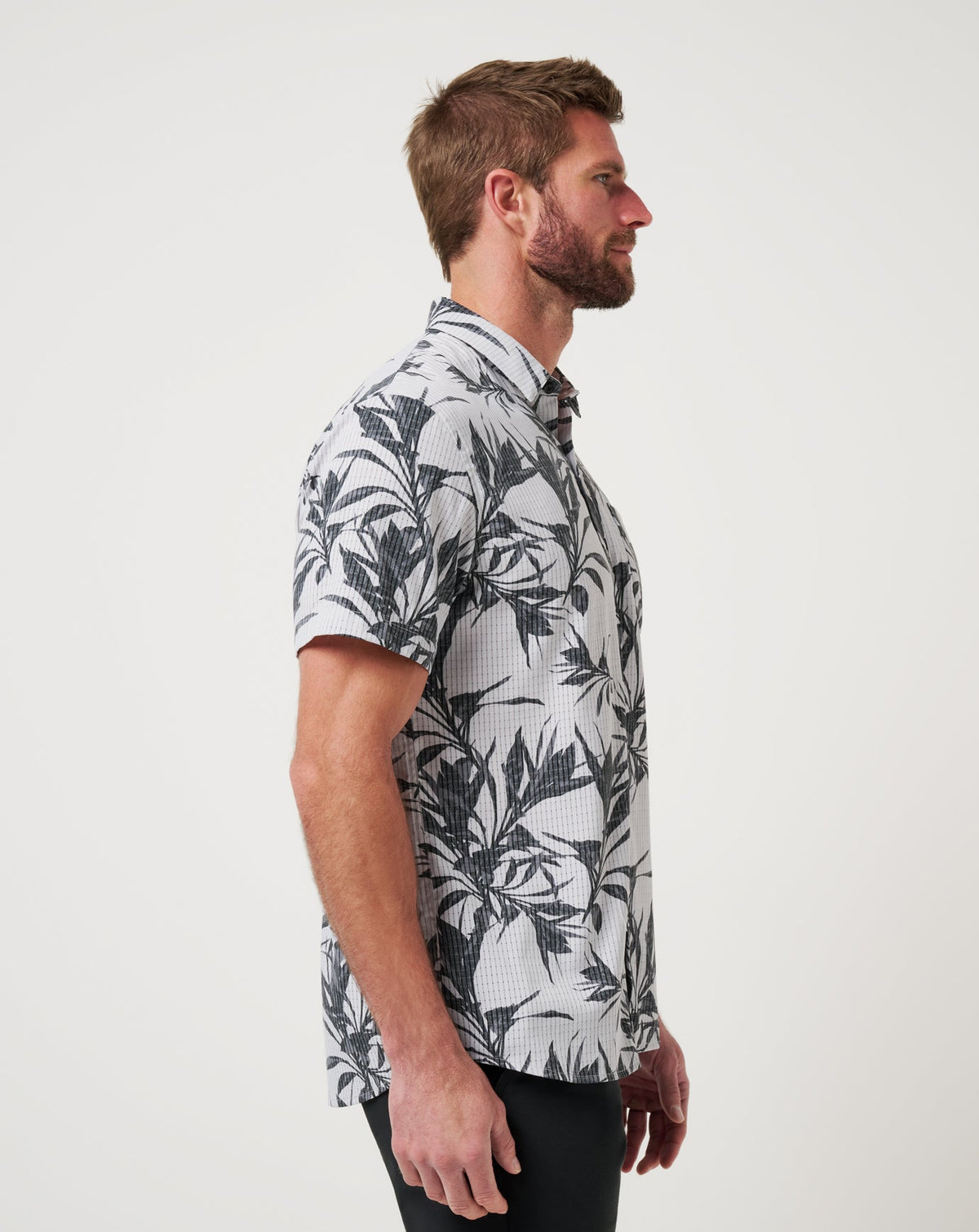 Light Map Button-Up Micro Chip | Travis Mathew