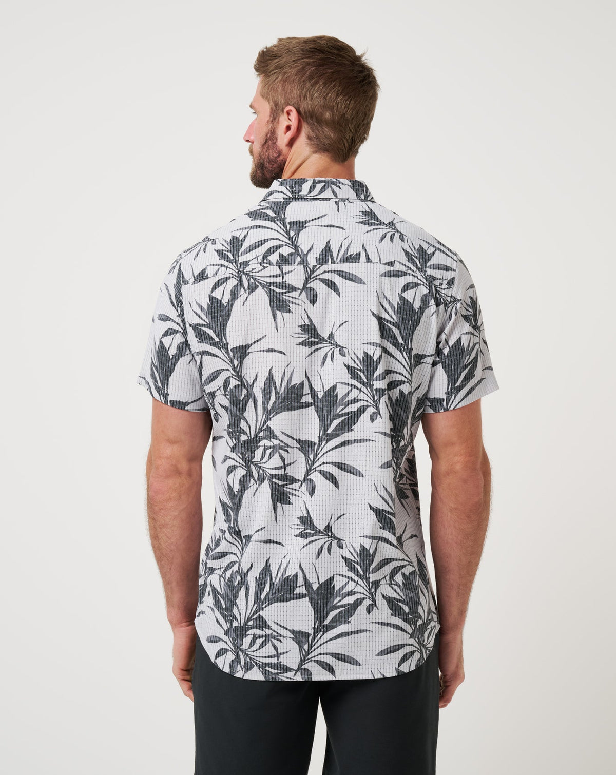 Light Map Button-Up Micro Chip | Travis Mathew