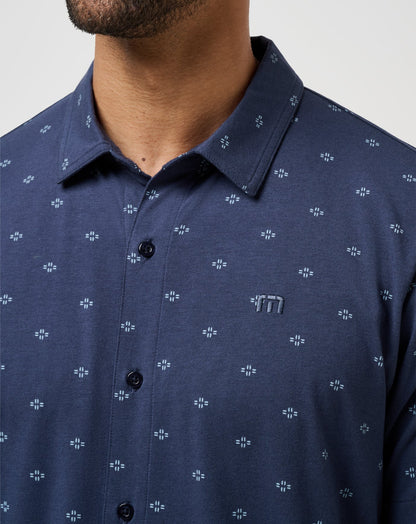 Shore Of It Button-Up Total Eclipse | Travis Mathew
