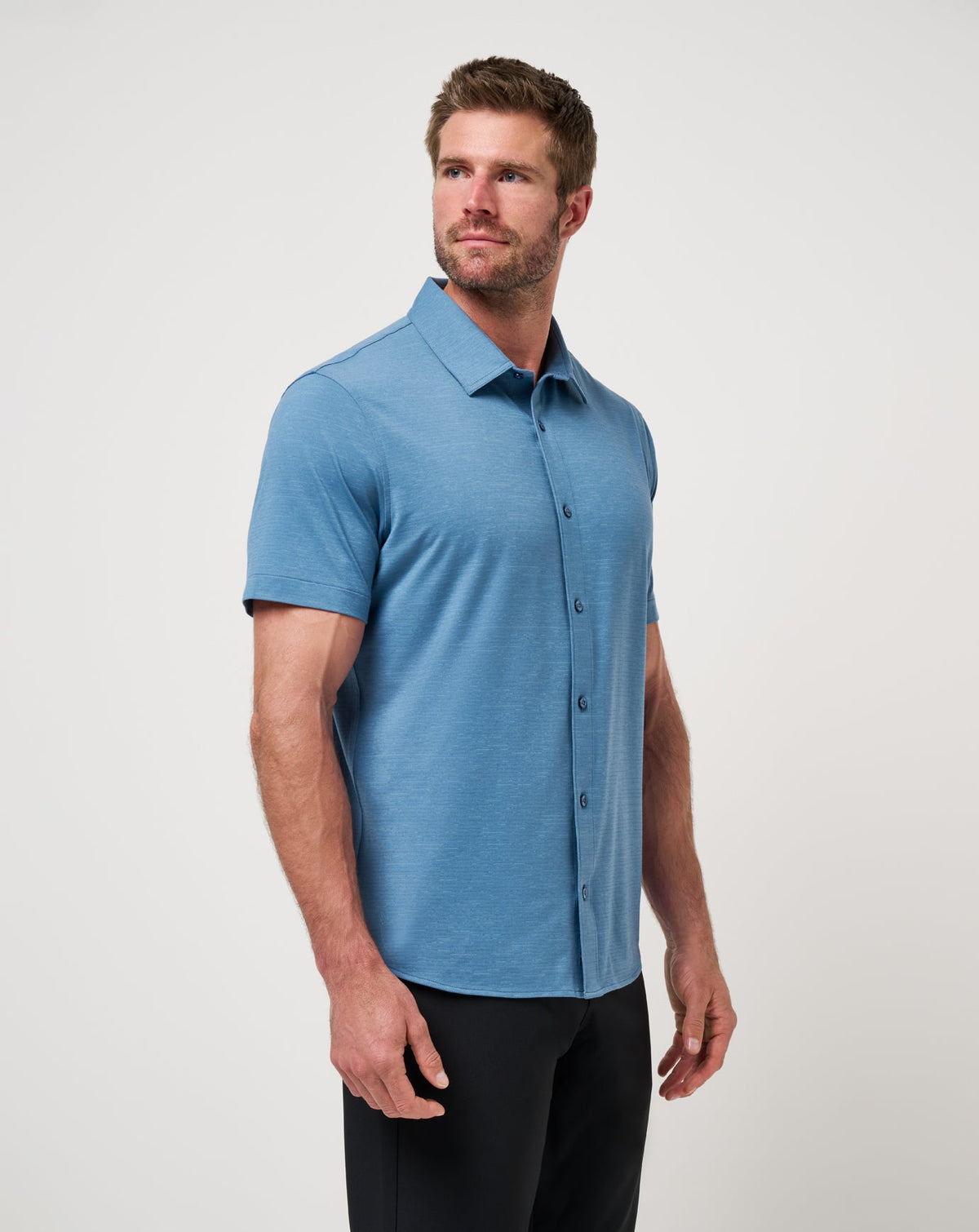 The Heater Button-Up Copen Blue | Travis Mathew