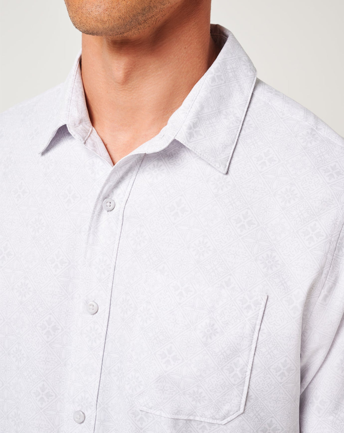 Techwoven Acropolis Button-Up White | Travis Mathew