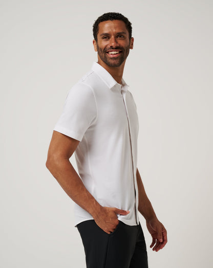 The Heater Button-Up White | Travis Mathew