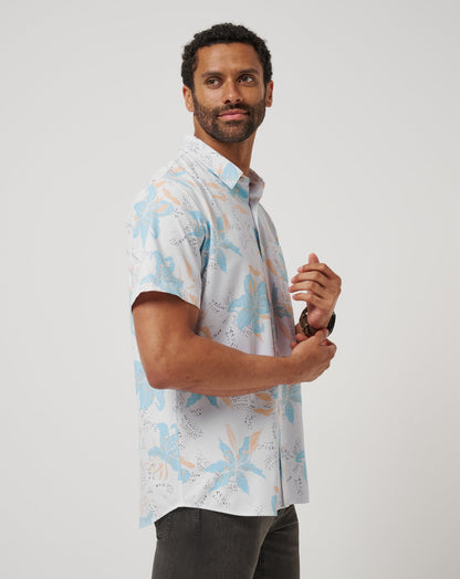 Techwoven Board Battle Button-Up White | Travis Mathew