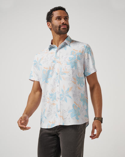 Techwoven Board Battle Button-Up White | Travis Mathew
