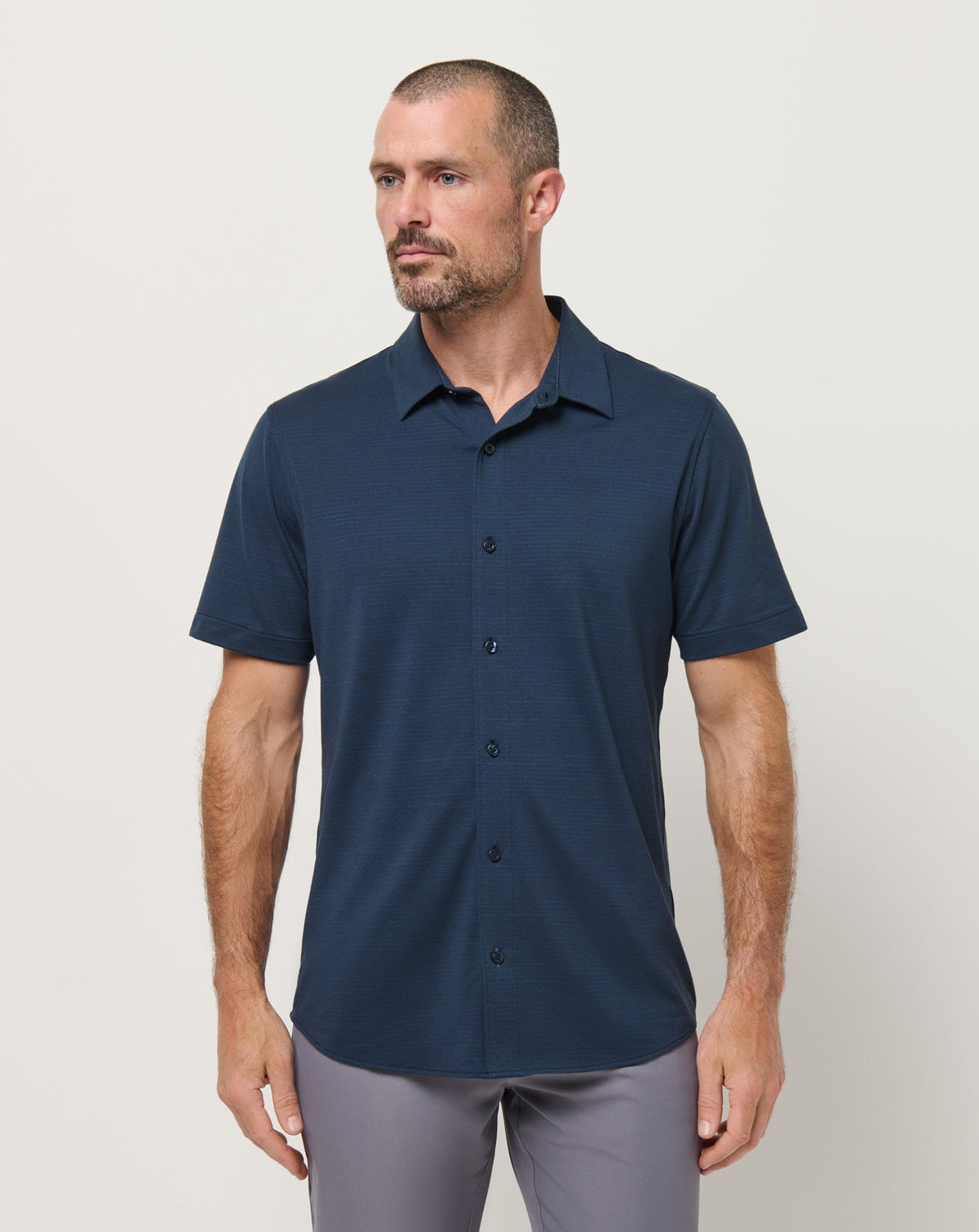 The Heater Button-Up Total Eclipse | Travis Mathew