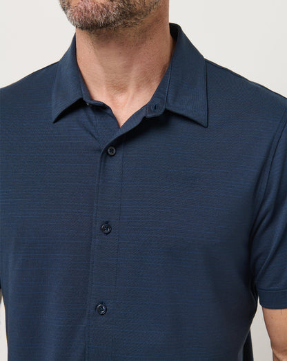 The Heater Button-Up Total Eclipse | Travis Mathew