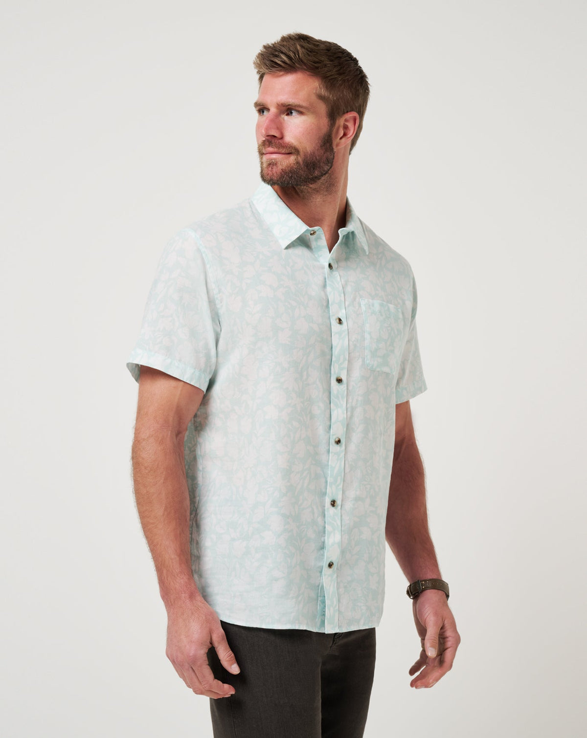 Double Room Button-Up Eggshell Blue | Travis Mathew