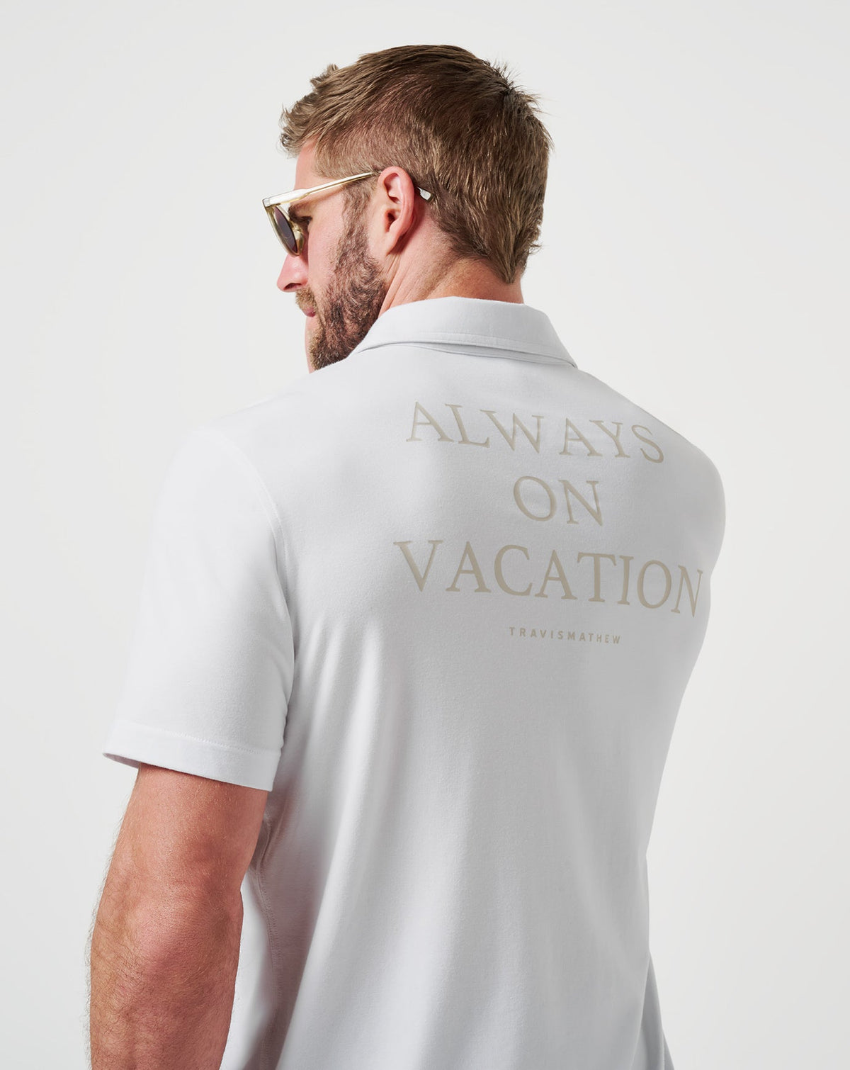 Poolside Pitcher Button-Up White | Travis Mathew