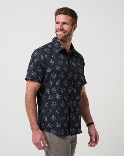 Techwoven Seamate Button-Up Black | Travis Mathew