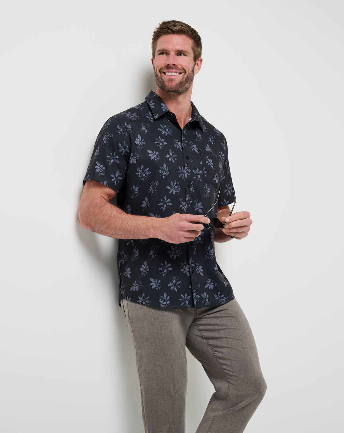 Techwoven Seamate Button-Up Black | Travis Mathew