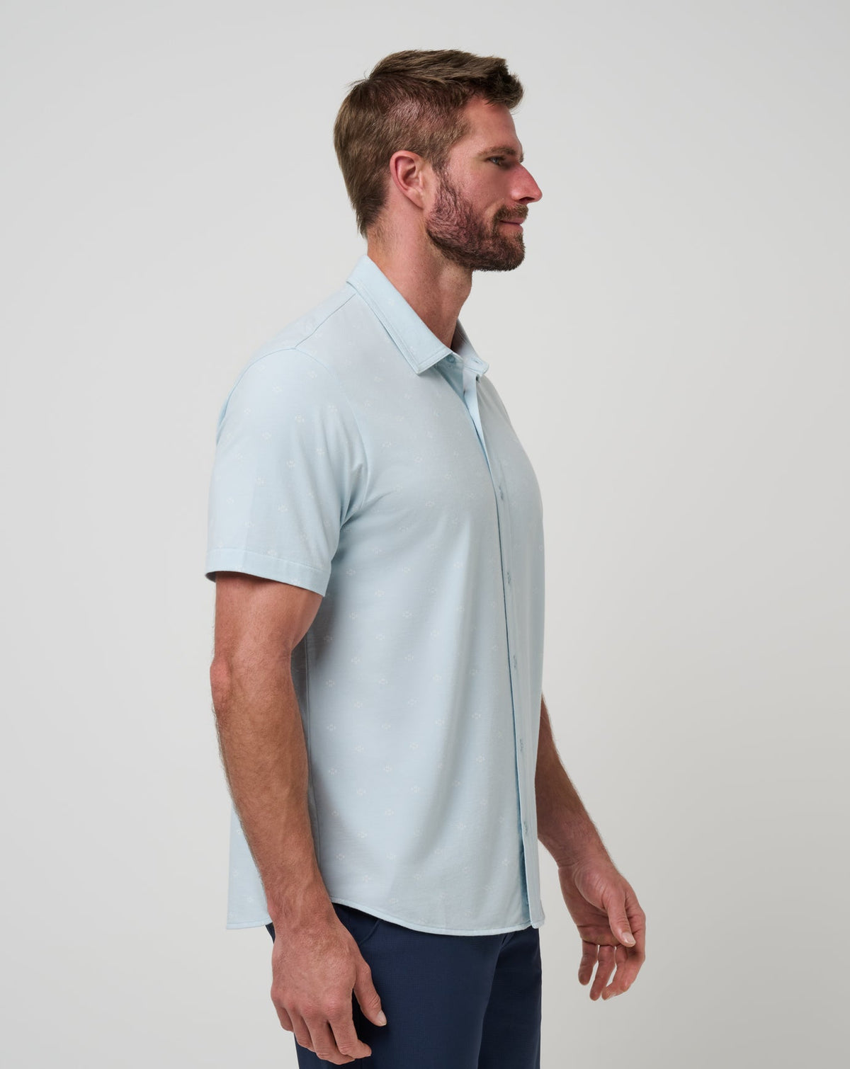 Shore Of It Button-Up Azzurro | Travis Mathew