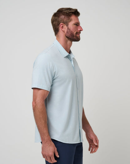 Shore Of It Button-Up Azzurro | Travis Mathew