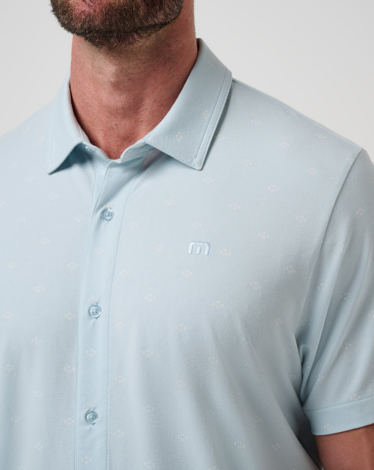 Shore Of It Button-Up Azzurro | Travis Mathew