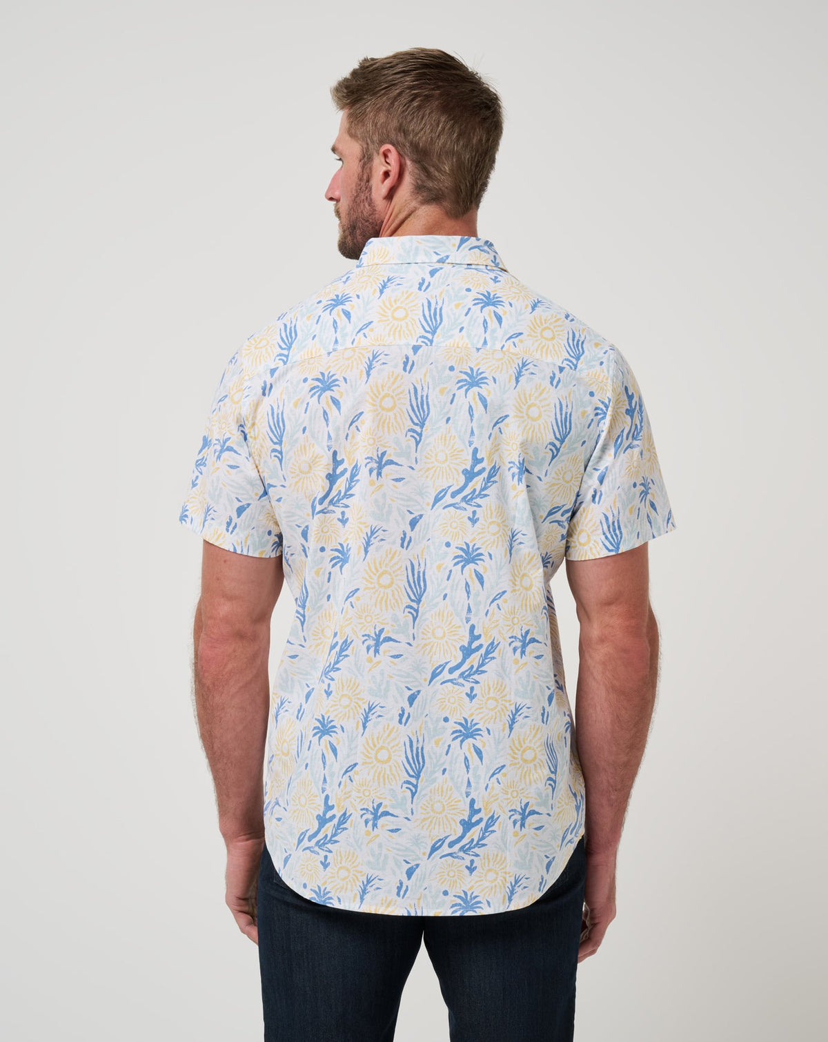 Souvenir City Button-Up White | Travis Mathew