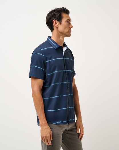 Techwoven Sundaze Button-Up Total Eclipse | Travis Mathew