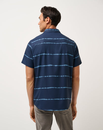 Techwoven Sundaze Button-Up Total Eclipse | Travis Mathew