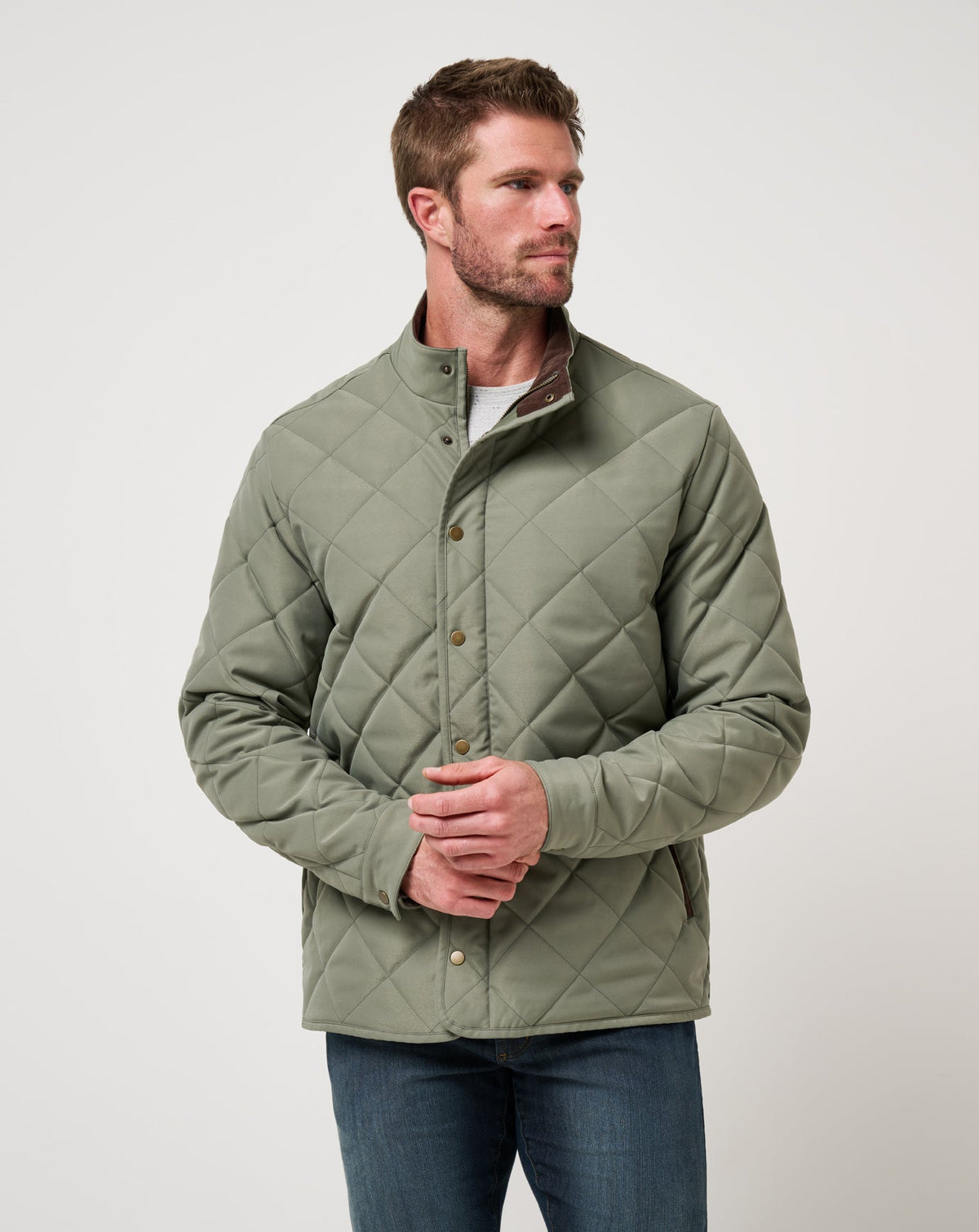 Highlander Jacket Dark Olive | Travis Mathew