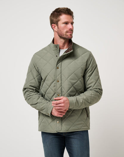 Highlander Jacket Dark Olive | Travis Mathew